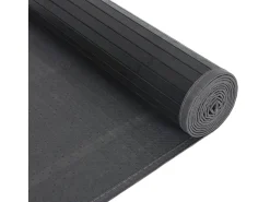 New Garden Furniture Senad Alfombra rectangular bambú 80x400 cm Negro
