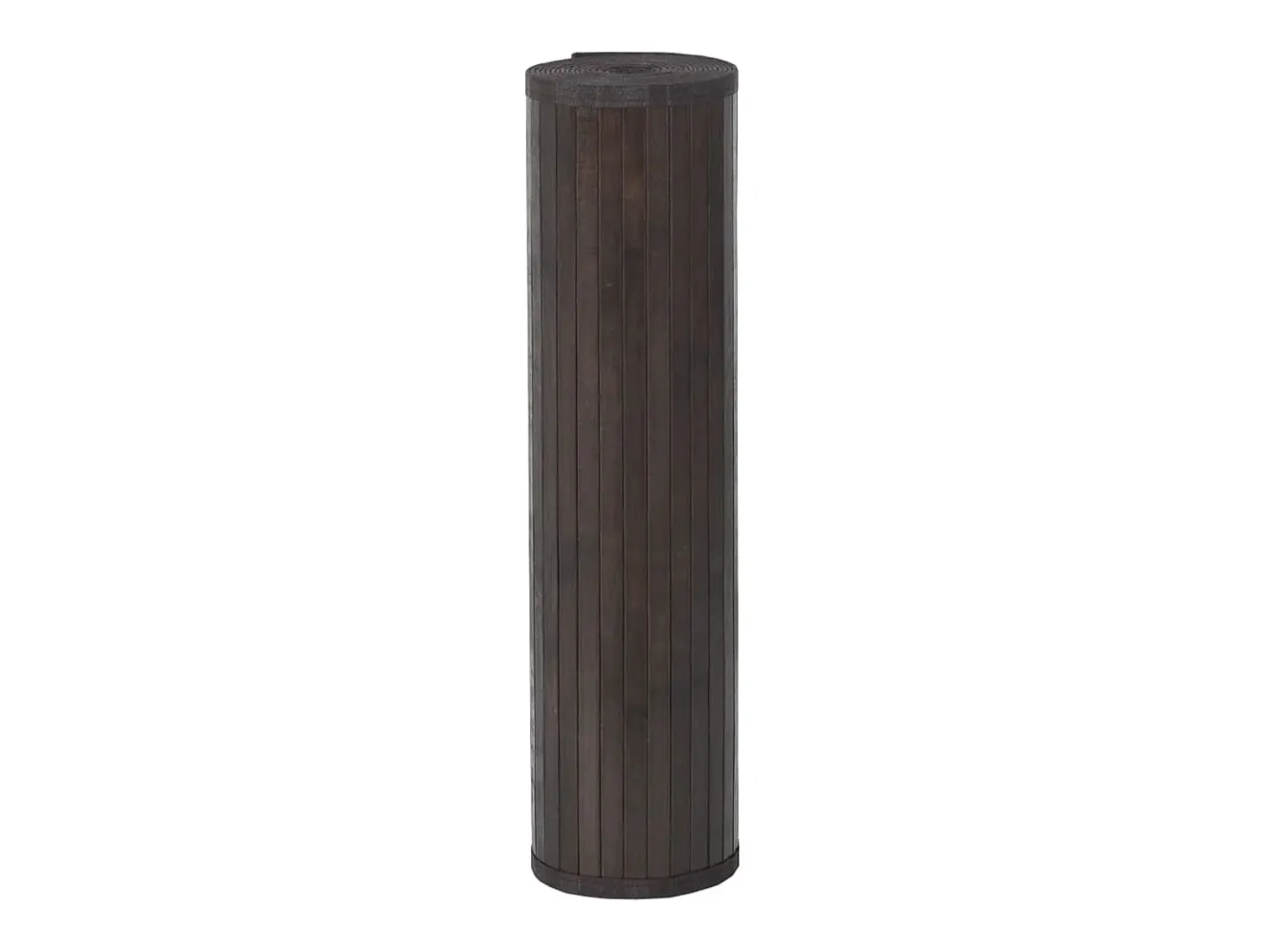 Garden Furniture Senad Alfombra rectangular bambú marrón oscuro 70x100 cm Marru00f3n chocolate