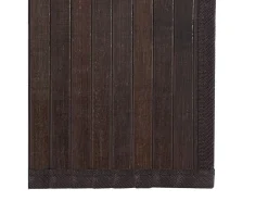 Garden Furniture Alfombra De Salón-Senad Alfombra rectangular bambú marrón oscuro 100x400 cm Marru00f3n