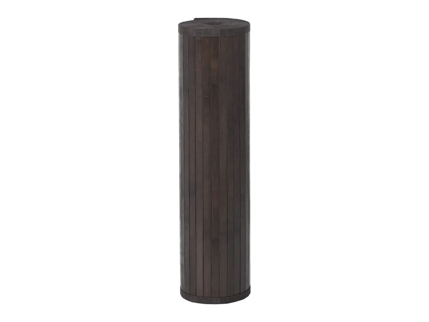 Best Garden Furniture Senad Alfombra rectangular bambú marrón oscuro 60x200 cm Color natural oscuro
