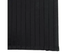 Garden Furniture Senad Alfombra rectangular bambú 100x500 cm Negro New