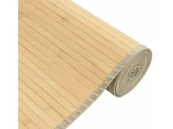 Garden Furniture Senad Alfombra rectangular bambú color natural claro 80x200 cm Beige Online