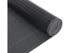Online Garden Furniture Senad Alfombra rectangular bambú 80x500 cm Gris