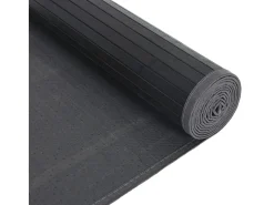 Garden Furniture Senad Alfombra rectangular bambú 80x200 cm Gris Hot