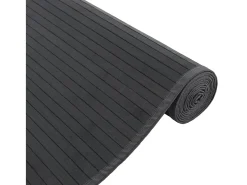 Garden Furniture Senad Alfombra rectangular bambú 80x200 cm Gris Hot