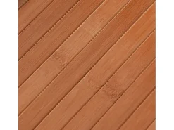 Garden Furniture Senad Alfombra rectangular bambú marrón 70x100 cm Marru00f3n New