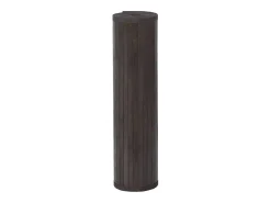 Discount Garden Furniture Senad Alfombra rectangular bambú marrón oscuro 80x100 cm Color natural oscuro