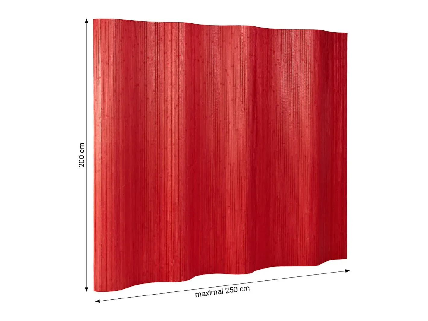 Best Separador de ambiente 200x250x0,3 cm Rojo