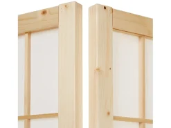 Separador de ambiente 175x176x2.2 cm Shoji natural Marru00f3n Best
