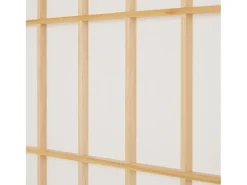 Separador de ambiente 175x176x2.2 cm Shoji natural Marru00f3n Best
