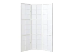 Biombo-Separador de ambiente 175x132x2.2 cm Shoji Blanco