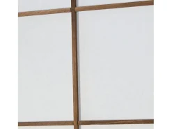 Biombo-Separador de ambiente 175x264x2.2 cm Marrón Shoji Marru00f3n / Blanco