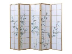 Separador de ambiente 220x2x175 cm blanco natural Verde