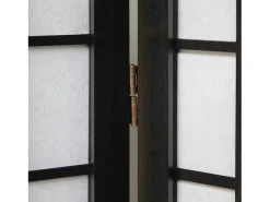 Biombo-Separador de ambiente 175x220x2.2 cm Shoji Negro
