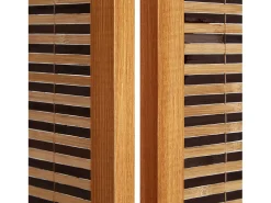Separador de ambiente 175x264x2.2 cm Marrón Biombo Marru00f3n Best