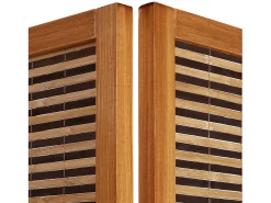Separador de ambiente 175x264x2.2 cm Marrón Biombo Marru00f3n Best