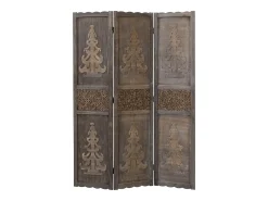 Separador de ambiente 120x170x2 cm marrón Paravent Marru00f3n Best