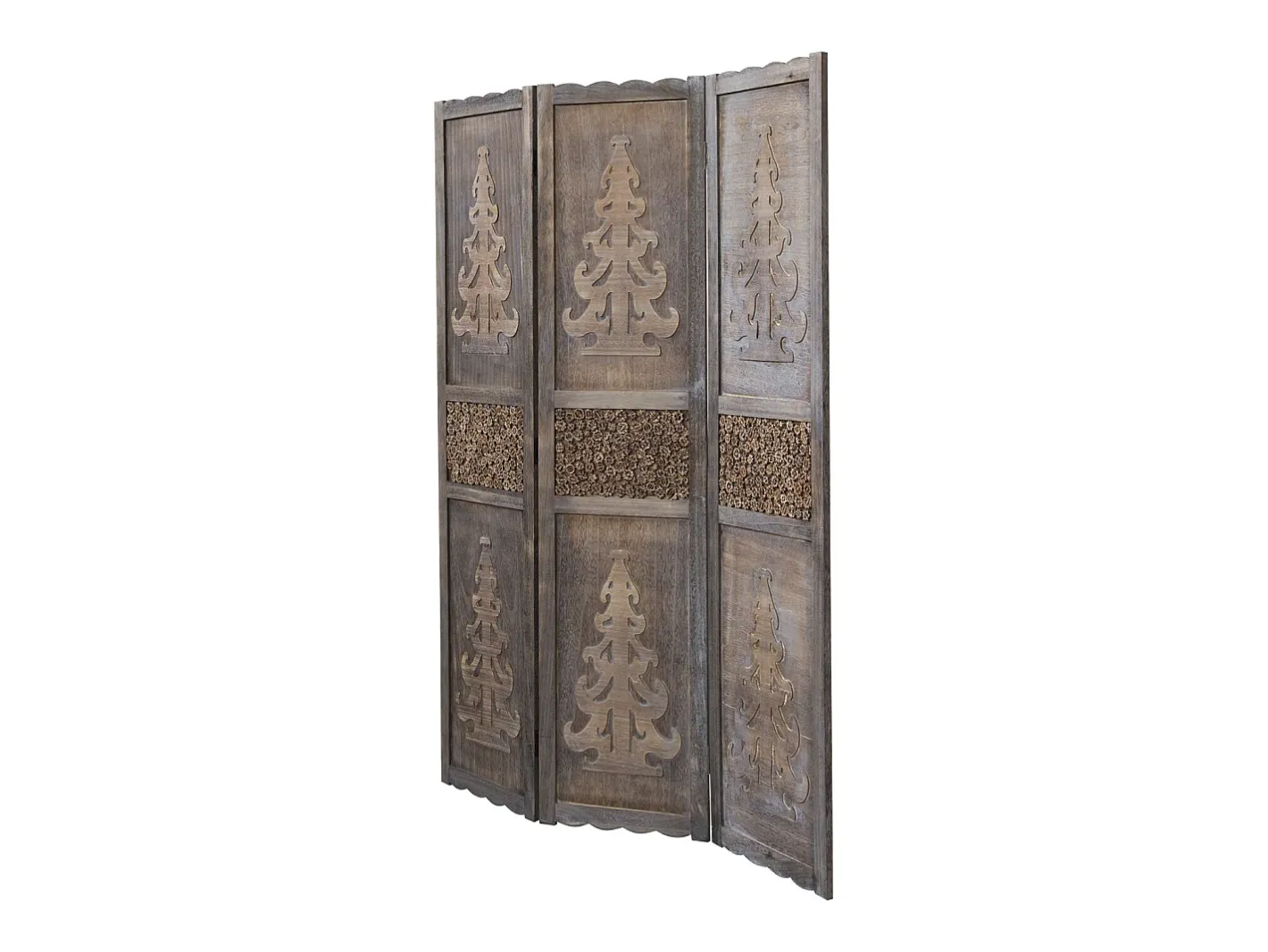Separador de ambiente 120x170x2 cm marrón Paravent Marru00f3n Best