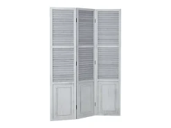 Biombo-Separador de ambiente 170x120x2 cm Gris