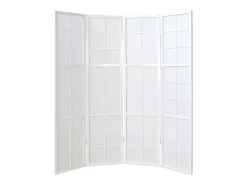 Biombo-Separador de ambiente 176x2.2x175 cm Shoji Blanco