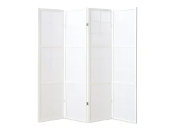 Biombo-Separador de ambiente 176x2.2x175 cm Shoji Blanco