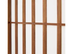 Separador de ambiente 220x175x2,2 cm marrón Shoji Marru00f3n Best