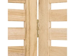 Biombo-Separador de ambiente 170x120x2.0 cm Natural Marru00f3n