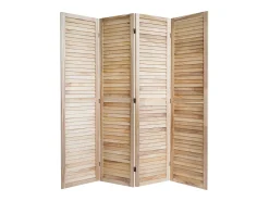 Biombo-Separador de ambiente 160x170x2 cm marrón Marru00f3n