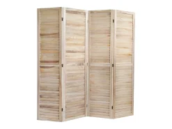 Biombo-Separador de ambiente 160x170x2 cm marrón Marru00f3n