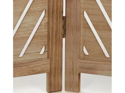 Separador de ambiente 170x120x2 cm Natural Marru00f3n Clearance