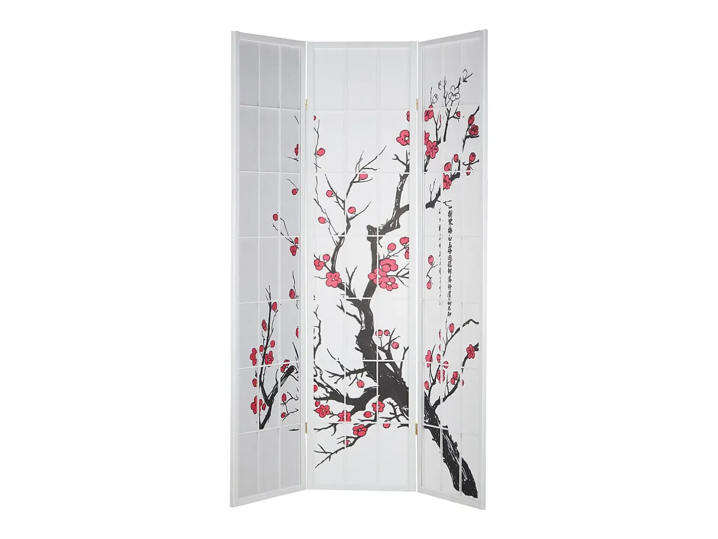Separador de ambientes 179 cm Blanco Rojo / Blanco Discount