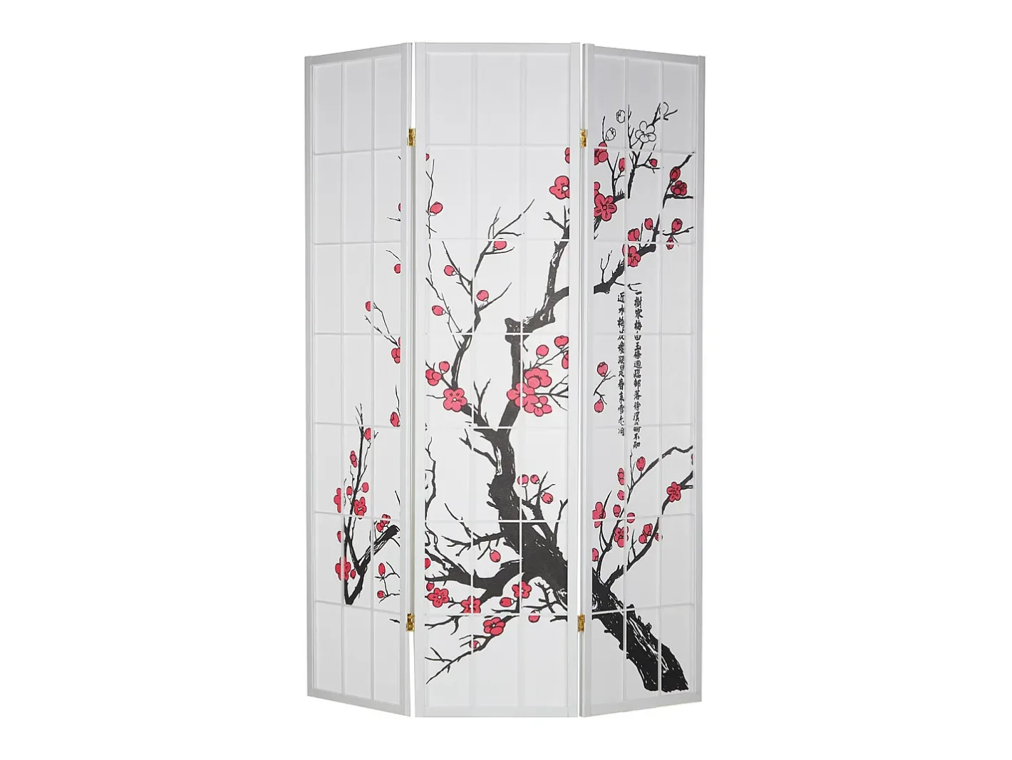 Separador de ambientes 179 cm Blanco Rojo / Blanco Discount