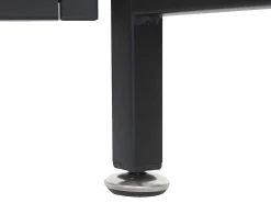 MCW Separador de ambientes con jardinera -L32, marco negro, color natural Negro / Color natural claro Outlet