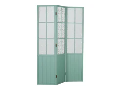 Separador de ambientes 170x120x2 cm Turquesa Estilo campestre Azul turquesa / Blanco New