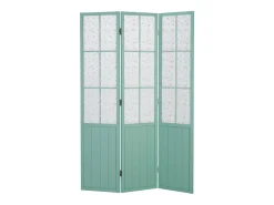 Separador de ambientes 170x120x2 cm Turquesa Estilo campestre Azul turquesa / Blanco New