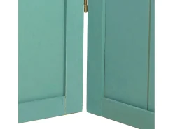 Separador de ambientes 170x120x2 cm Turquesa Estilo campestre Azul turquesa / Blanco New