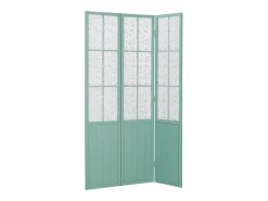 Separador de ambientes 170x120x2 cm Turquesa Estilo campestre Azul turquesa / Blanco New