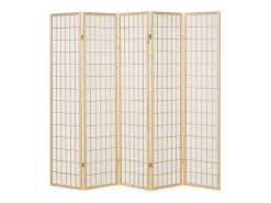 Separador de ambientes 220x175x2.2 cm natural Shoji Marru00f3n