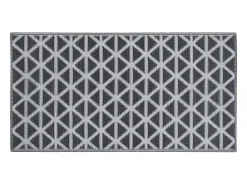 Garden Furniture Alfombra De Exterior-Seran Alfombra de exterior ARAKIL negra 190x290 cm PP Negro