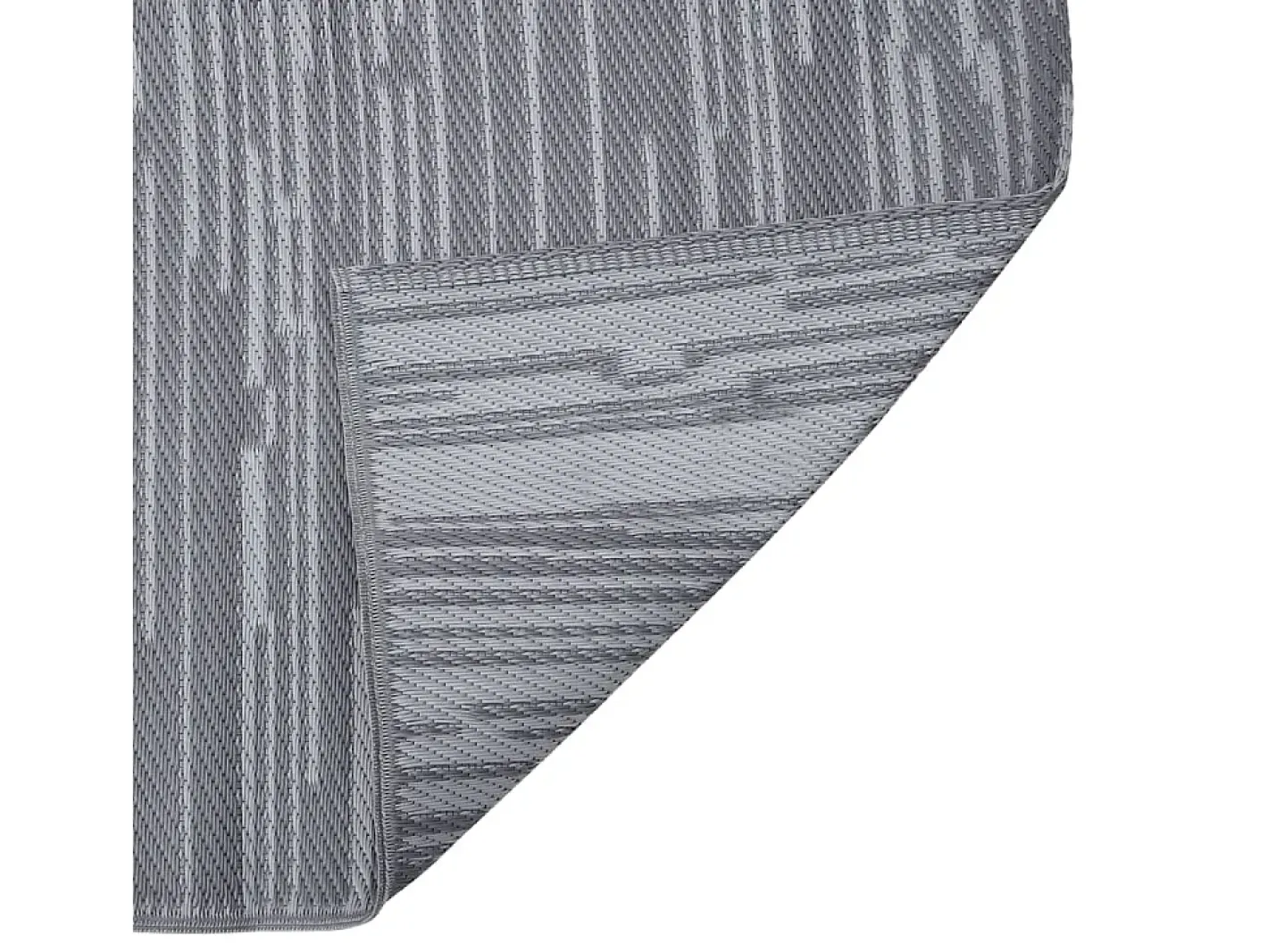 Garden Furniture Alfombra De Exterior-Seran Alfombra de exterior ARAKIL antracita 140x200 cm PP Gris antracita