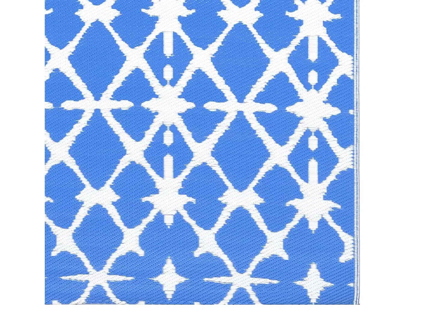 Outlet Garden Furniture Seran Alfombra exterior ARAKIL y blanco 160x230 cm PP Azul