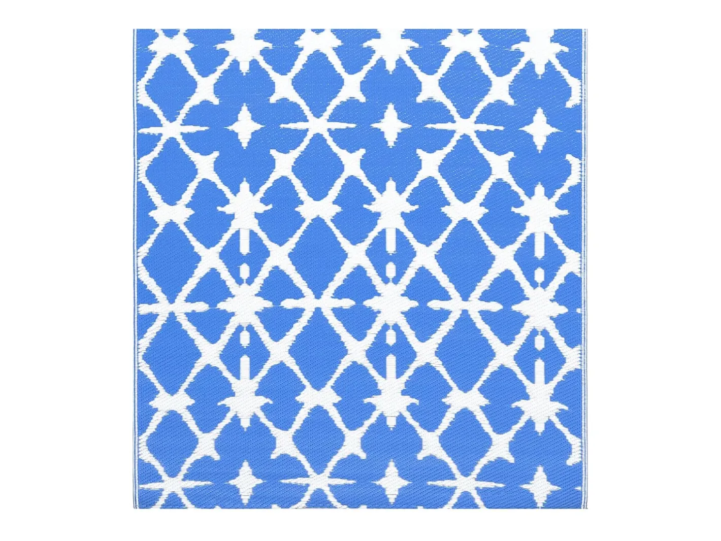 Outlet Garden Furniture Seran Alfombra exterior ARAKIL y blanco 160x230 cm PP Azul