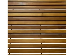 Sale Set 3 alfombras de acacia para el baño, 80 x 50 cm ES940118 Marru00f3n