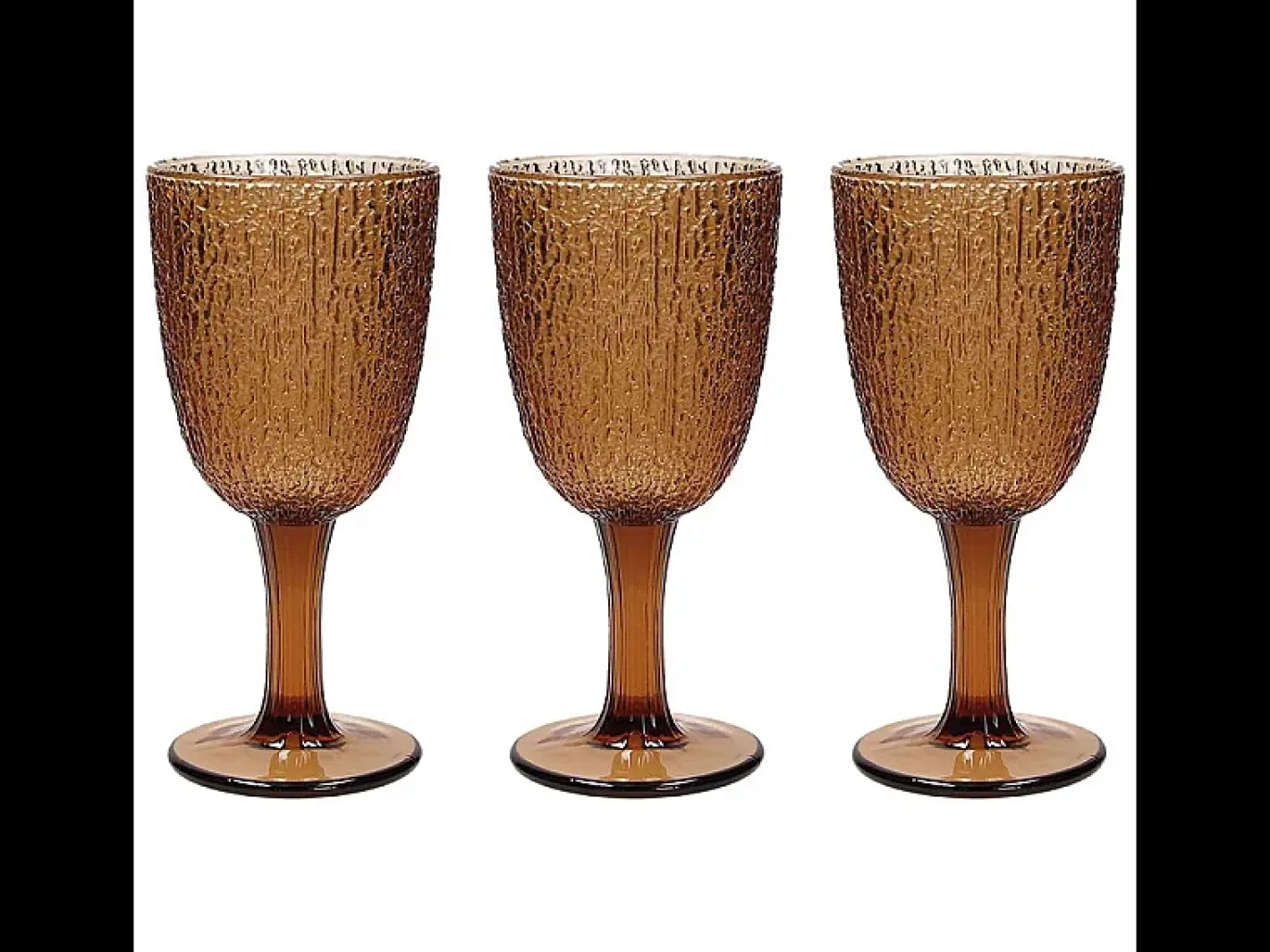 Set 3 Copas Cristal Ambar 250 Cc Cristal Ambar Sale