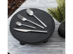 Amefa Set de 24 cubiertos Caligraphy 6 servicios acero inoxidable Plateado New