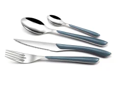 Amefa Cubierto-Set de 24 cubiertos Eclat acero inoxidable Azul