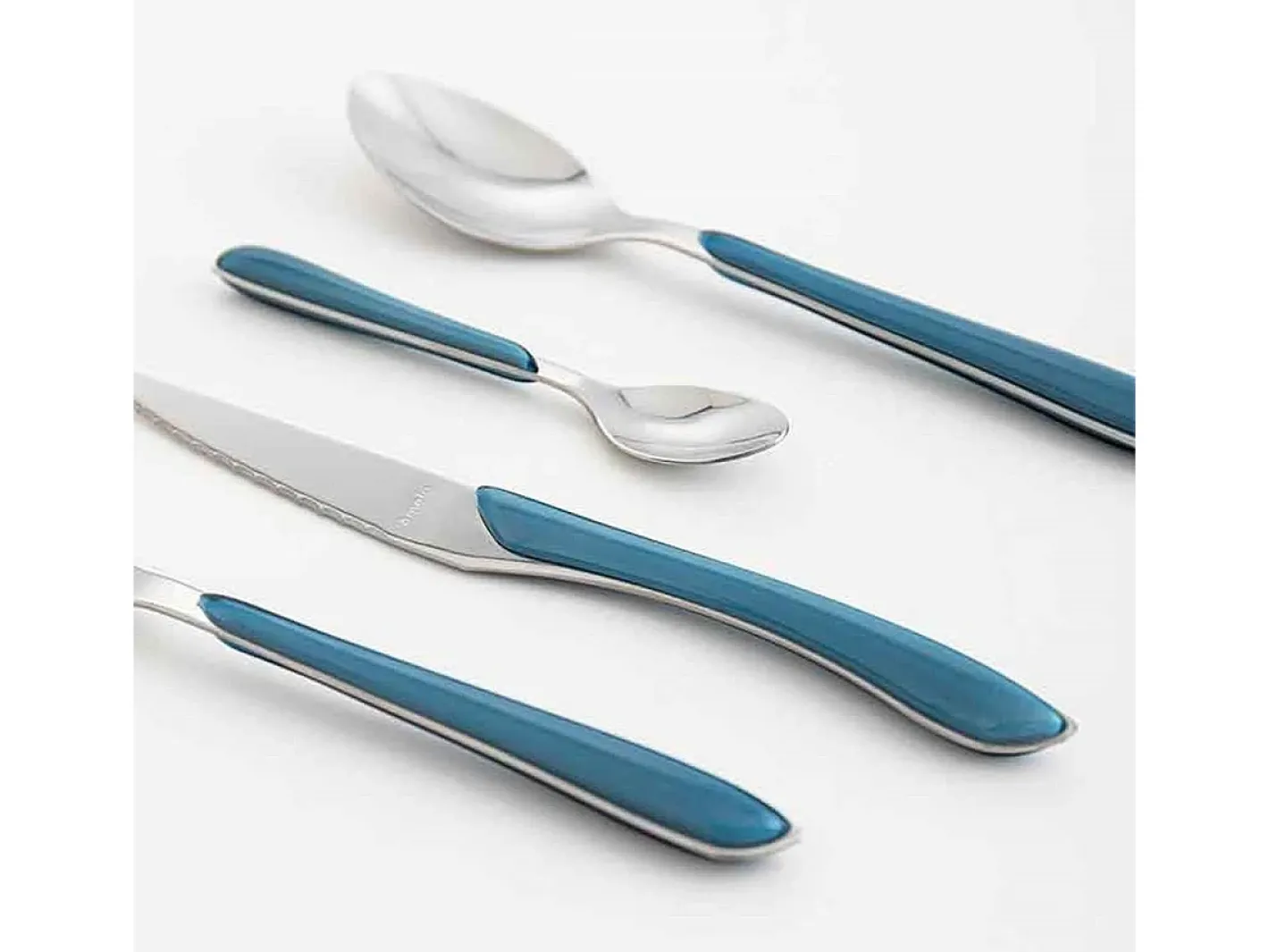 Amefa Cubierto-Set de 24 cubiertos Eclat acero inoxidable Azul