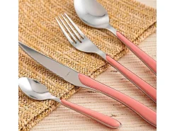 Clearance Amefa Set de 24 cubiertos Eclat acero inoxidable Rosa
