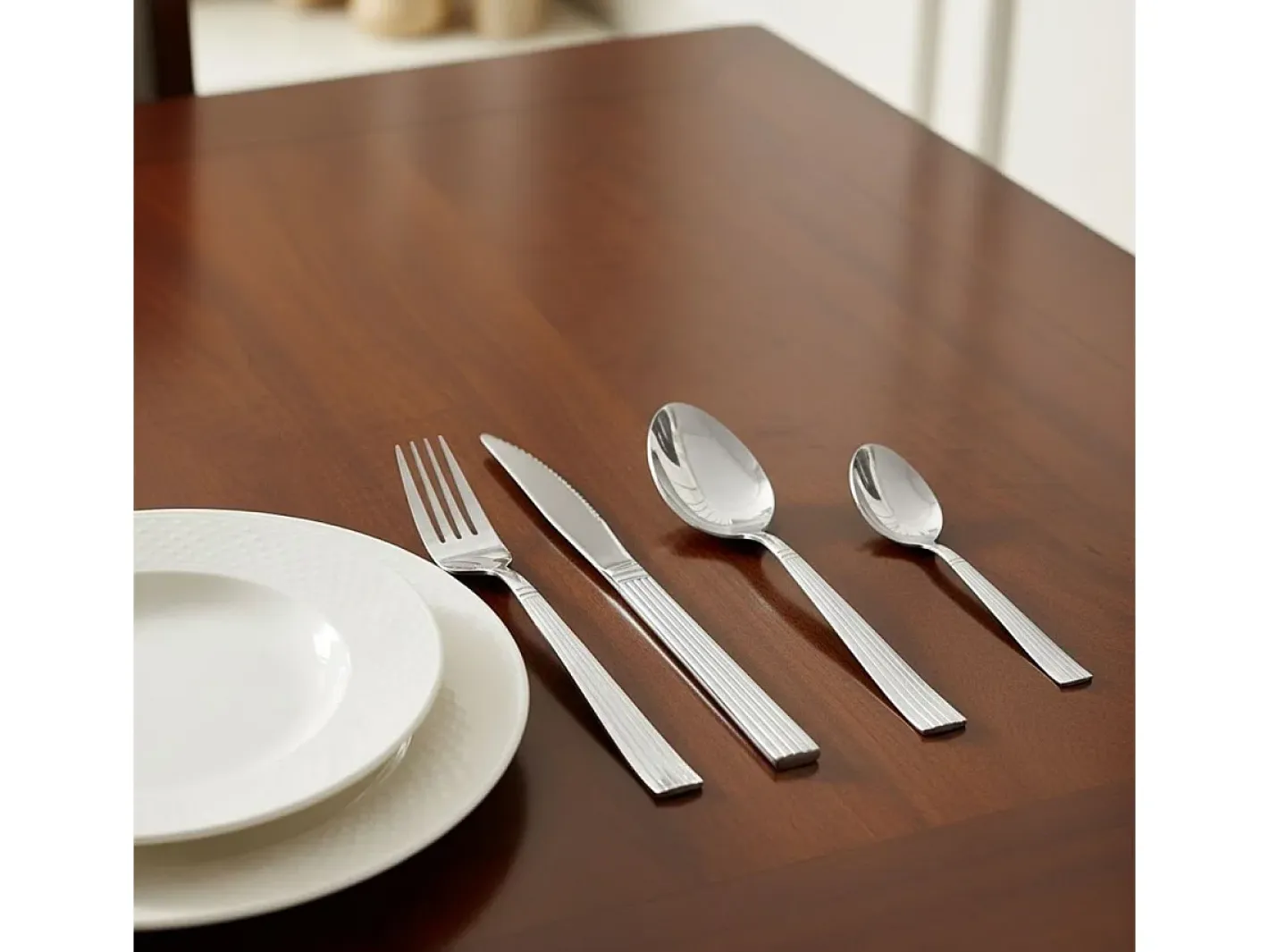 Outlet Set de 24 cubiertos Itaka Quid acero inox Plateado