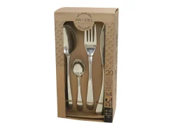 Set de 24 cubiertos Ondine Pradel acero inoxidable Plateado